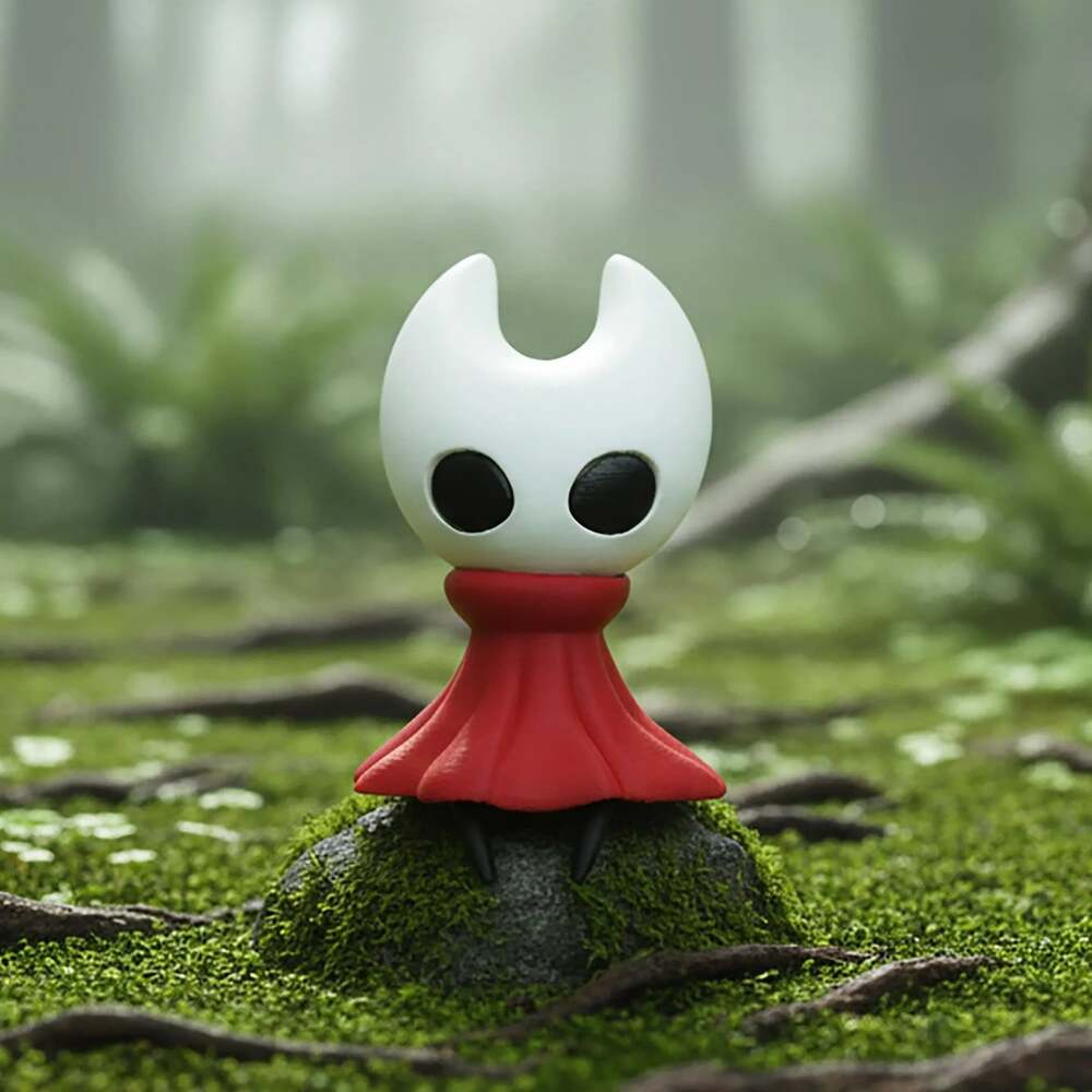 Hollow Knight Chibi Sitting Hornet 3D Printed Figure｜Desk Companion Ornament